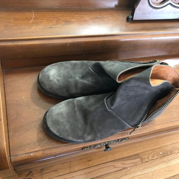 P. Monjo Ankle Boots Suede Size 40 - Picture 5 of 7